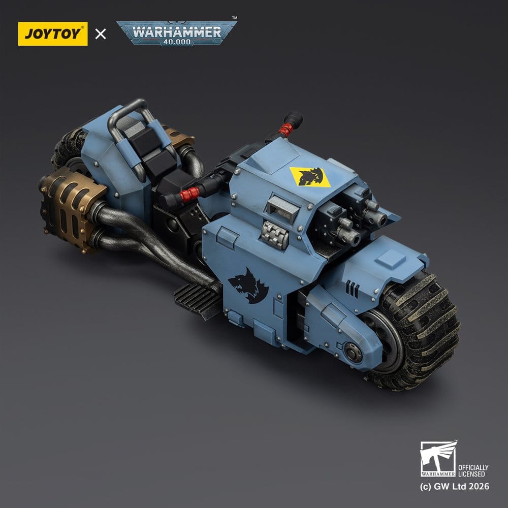 Warhammer 40,000 Raider-pattern Combat Bike Space Wolves with twin-linked bolt rifles 22 cm Image 6