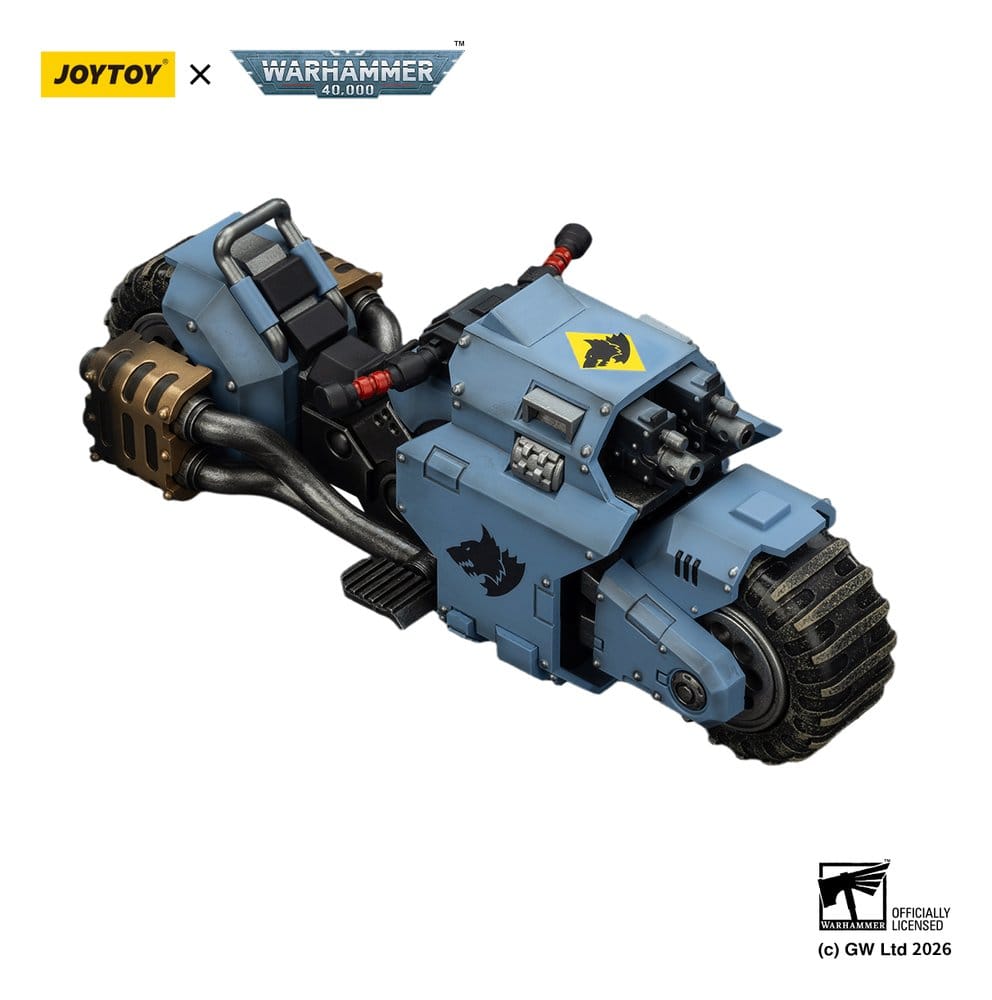 Warhammer 40,000 Raider-pattern Combat Bike Space Wolves with twin-linked bolt rifles 22 cm Image 10