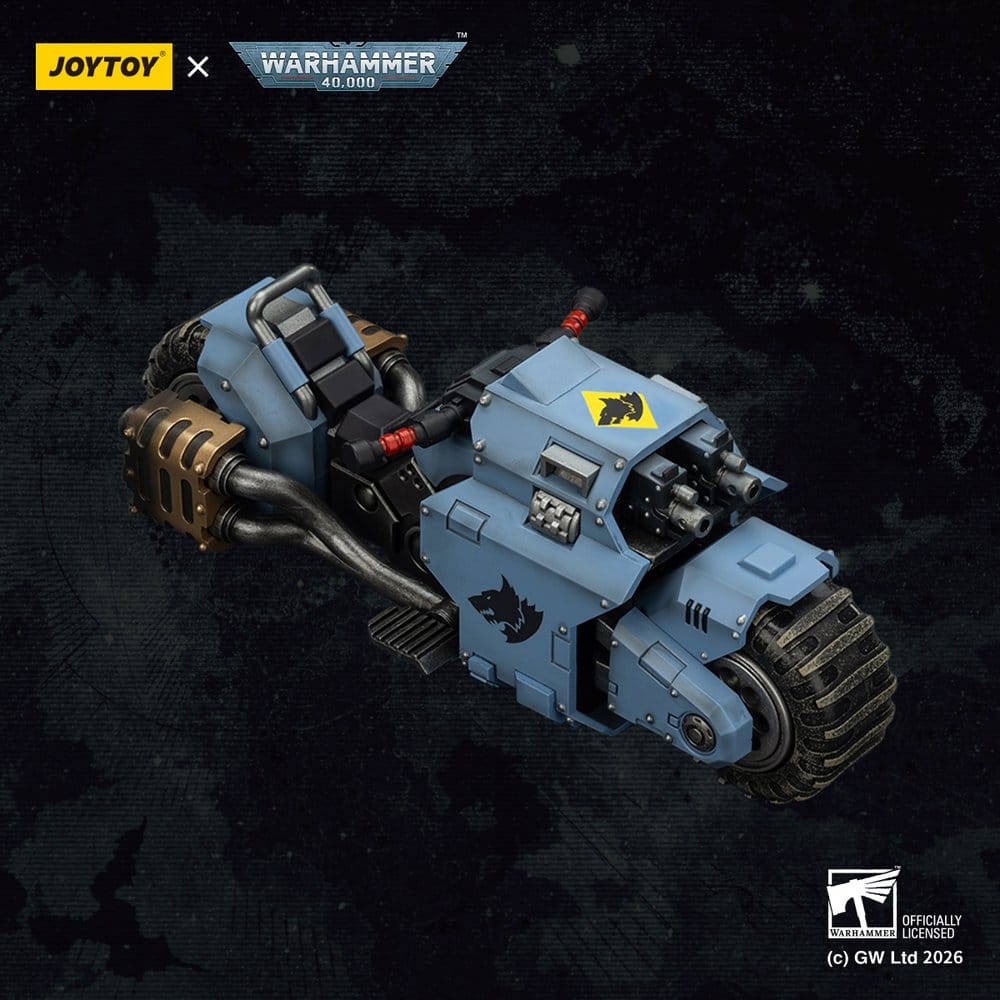 Warhammer 40,000 Raider-pattern Combat Bike Space Wolves with twin-linked bolt rifles 22 cm Image 11