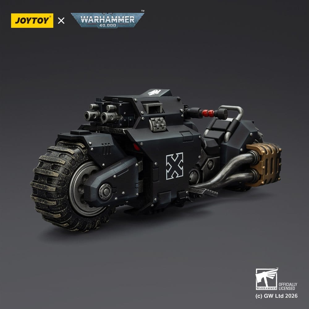 Warhammer 40,000 Raider-pattern Combat Bike Raven Guard with twin-linked bolt rifles 22 cm Image 5