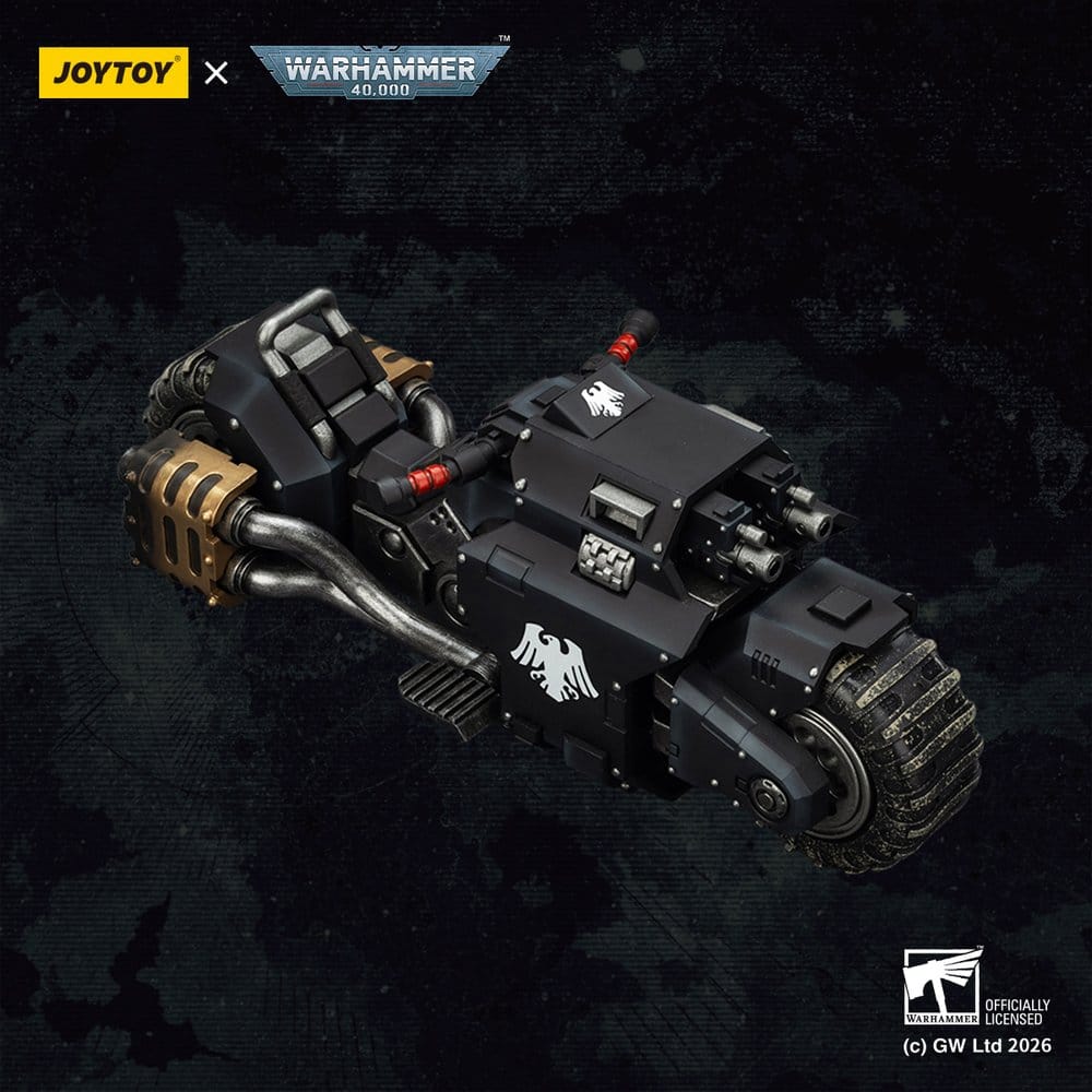 Warhammer 40,000 Raider-pattern Combat Bike Raven Guard with twin-linked bolt rifles 22 cm Image 11