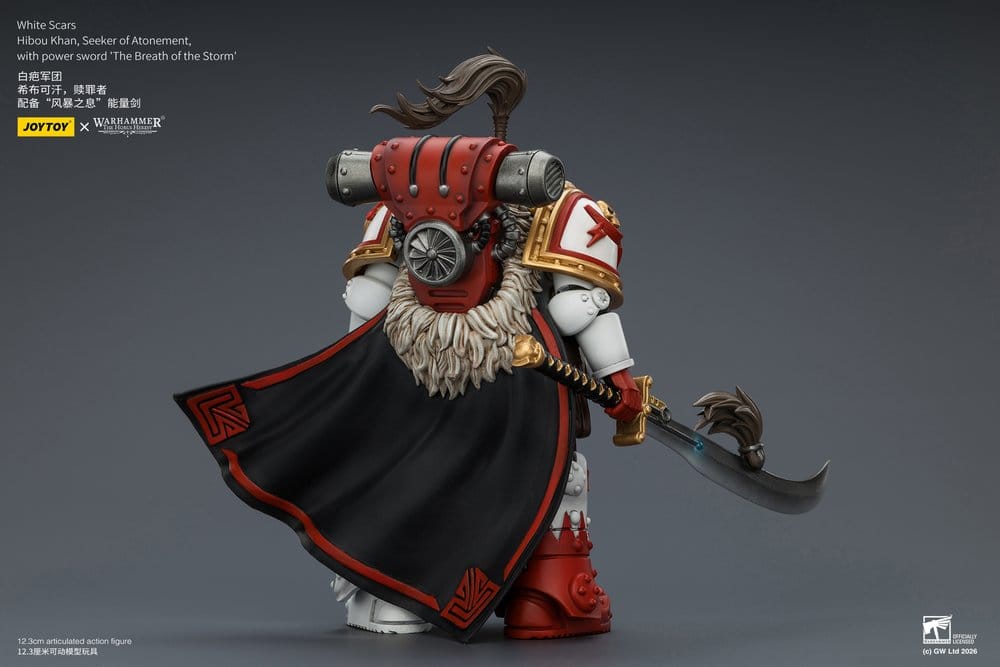 Warhammer The Horus Heresy Actionfigur White Scars Hibou Khan, Seeker of Atonement 12 cm Image 4