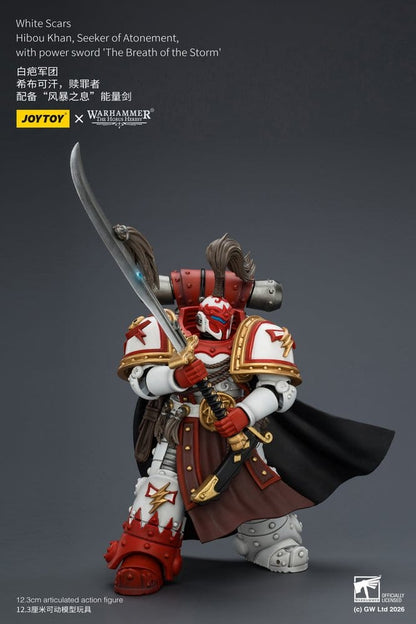 Warhammer The Horus Heresy Actionfigur White Scars Hibou Khan, Seeker of Atonement 12 cm Image 6