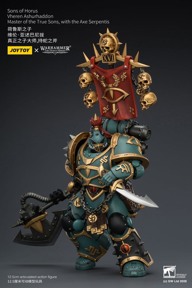 Warhammer The Horus Heresy Actionfigur Sons of Horus Vheren Ashurhaddon Master of the True Sons 13 cm Image 6