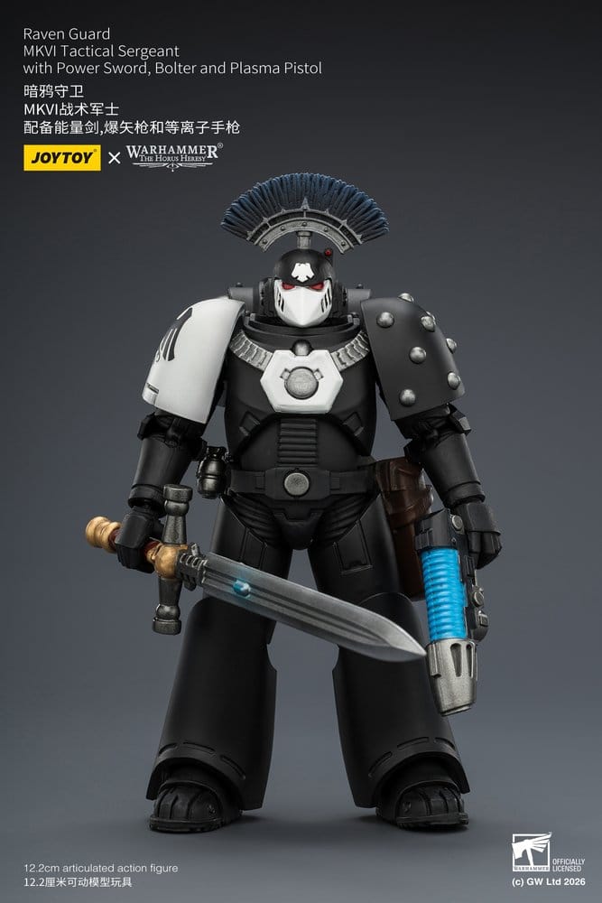 Warhammer 40,000 Actionfigur Raven Guard MkVI Tactical Sergeant 12 cm Image 2