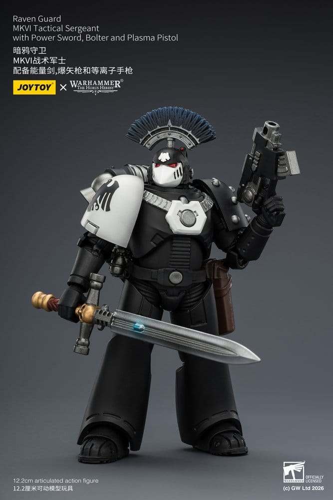 Warhammer 40,000 Actionfigur Raven Guard MkVI Tactical Sergeant 12 cm Image 3