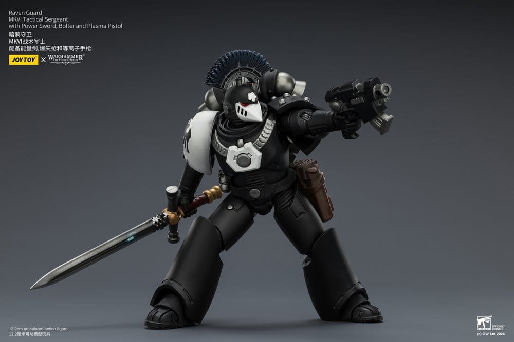 Warhammer 40,000 Actionfigur Raven Guard MkVI Tactical Sergeant 12 cm Image 5