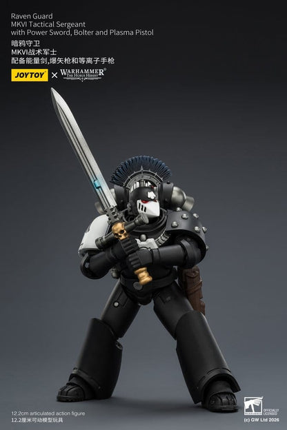 Warhammer 40,000 Actionfigur Raven Guard MkVI Tactical Sergeant 12 cm Image 7