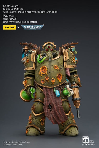 Warhammer 40,000 Actionfigur Death Guard Biologus Putrifier 12 cm Image 2