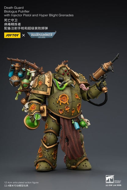 Warhammer 40,000 Actionfigur Death Guard Biologus Putrifier 12 cm Image 3
