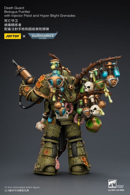 Warhammer 40,000 Actionfigur Death Guard Biologus Putrifier 12 cm Image 4