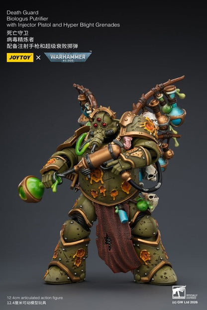 Warhammer 40,000 Actionfigur Death Guard Biologus Putrifier 12 cm Image 7