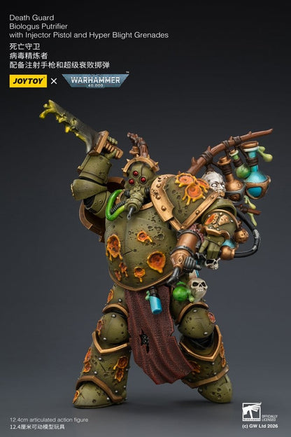 Warhammer 40,000 Actionfigur Death Guard Biologus Putrifier 12 cm Image 8