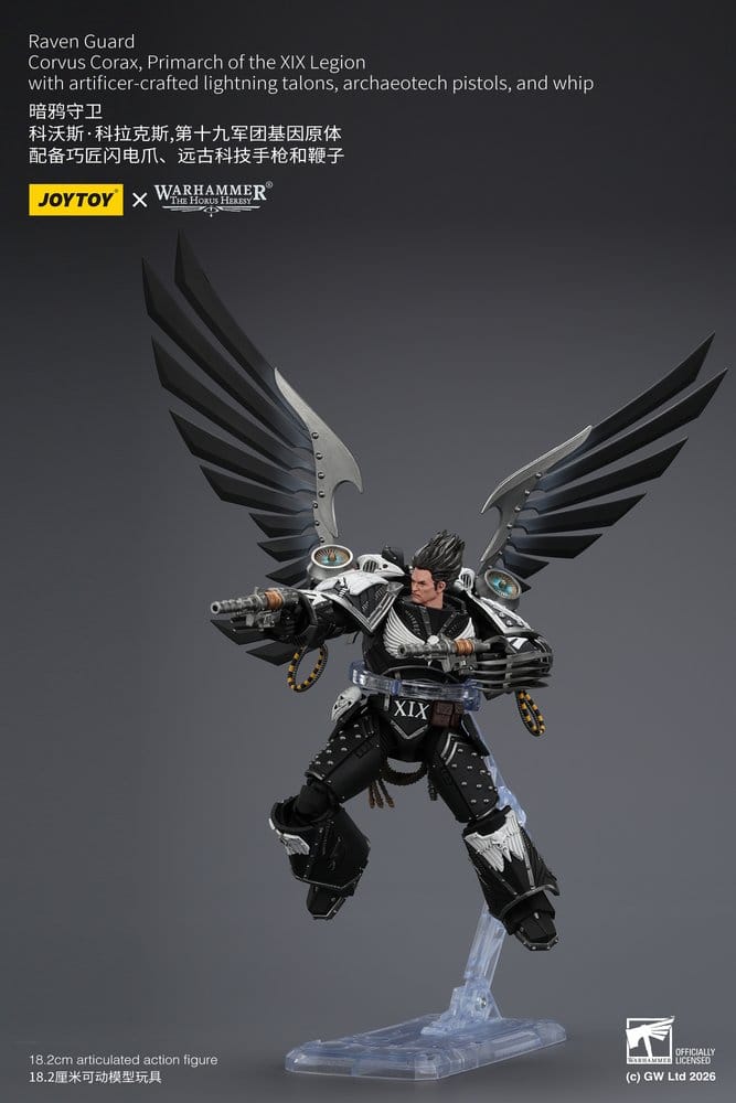Warhammer 40,000 Actionfigur Raven Guard Corvus Corax, Primarch of the XIX Legion 18 cm Image 4