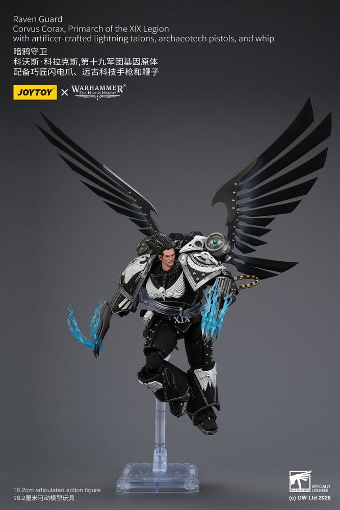 Warhammer 40,000 Actionfigur Raven Guard Corvus Corax, Primarch of the XIX Legion 18 cm Image 5