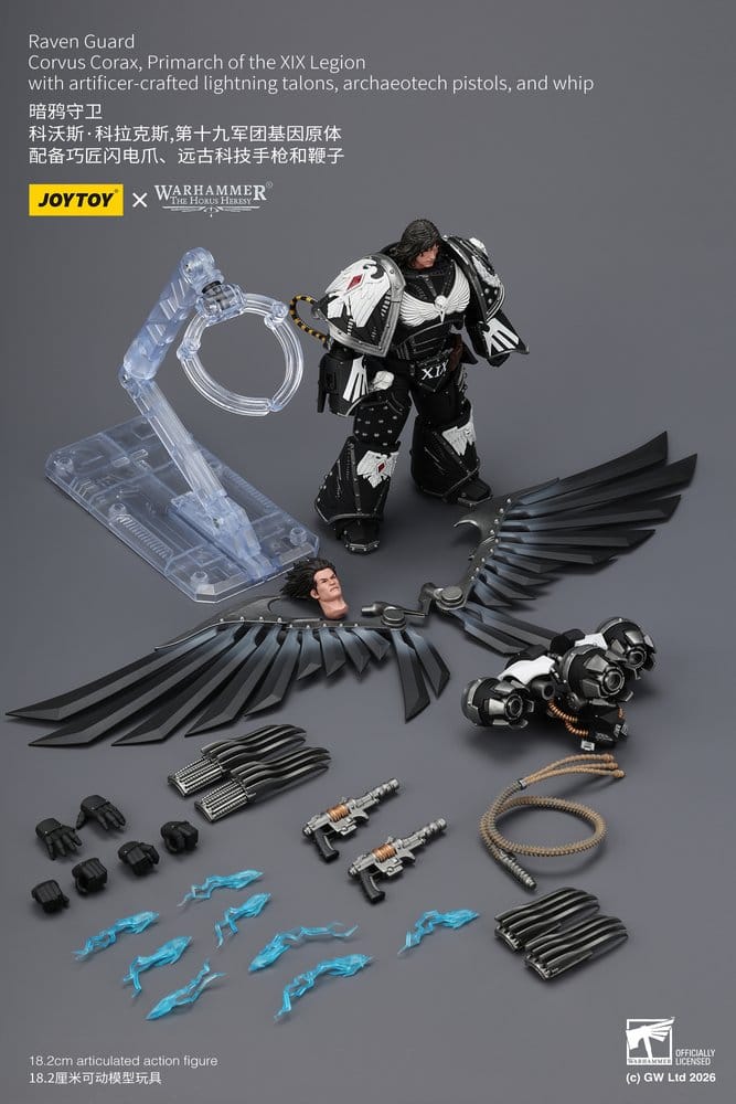 Warhammer 40,000 Actionfigur Raven Guard Corvus Corax, Primarch of the XIX Legion 18 cm Image 7