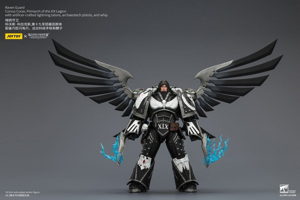 Warhammer 40,000 Actionfigur Raven Guard Corvus Corax, Primarch of the XIX Legion 18 cm Image 8