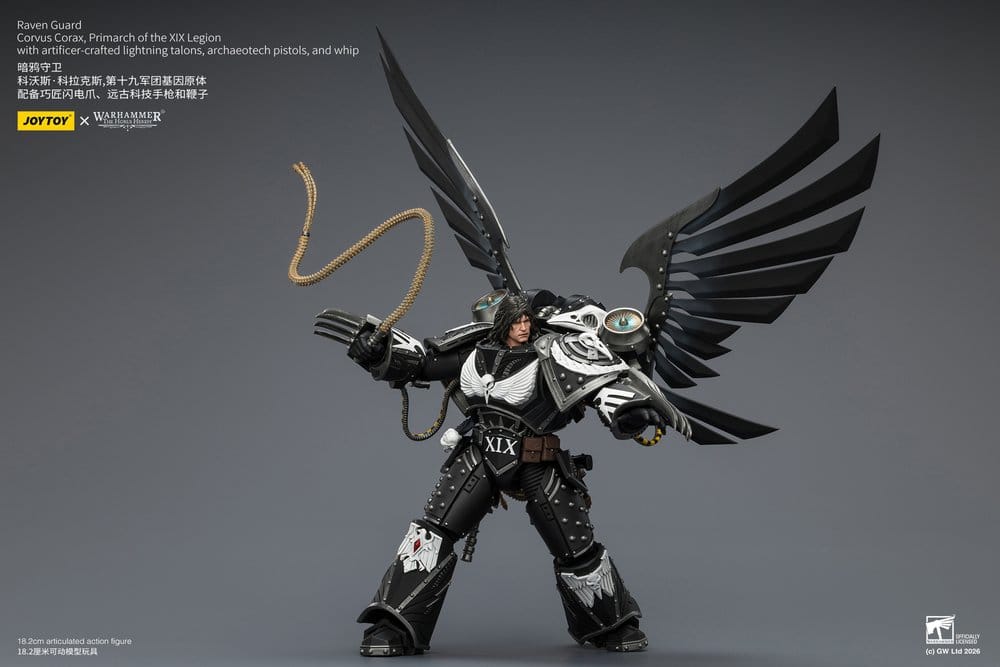 Warhammer 40,000 Actionfigur Raven Guard Corvus Corax, Primarch of the XIX Legion 18 cm Image 12