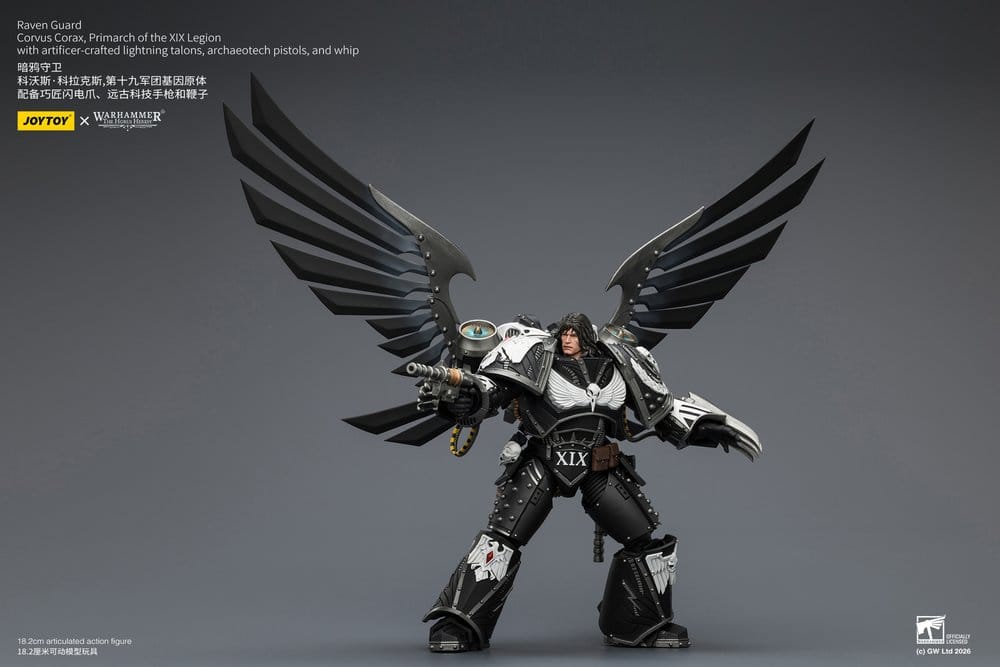 Warhammer 40,000 Actionfigur Raven Guard Corvus Corax, Primarch of the XIX Legion 18 cm Image 13