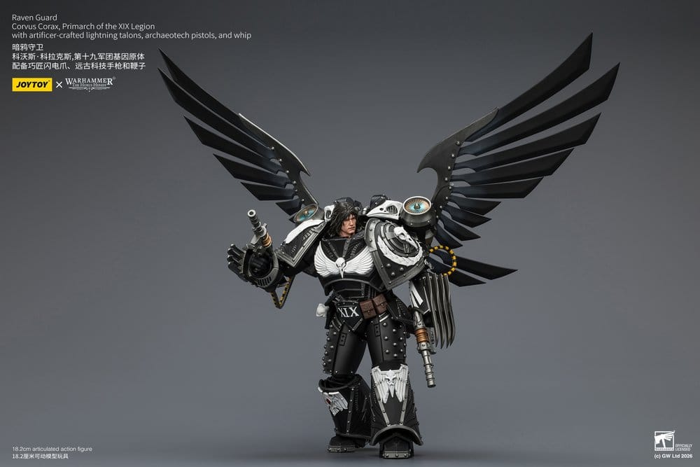 Warhammer 40,000 Actionfigur Raven Guard Corvus Corax, Primarch of the XIX Legion 18 cm Image 14