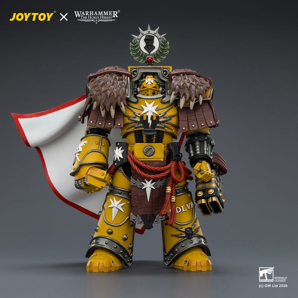 Warhammer Actionfigur Imperial Fists Lord Castellan Evander Garrius, The Tyrant of Cthonia 14 cm Image 2