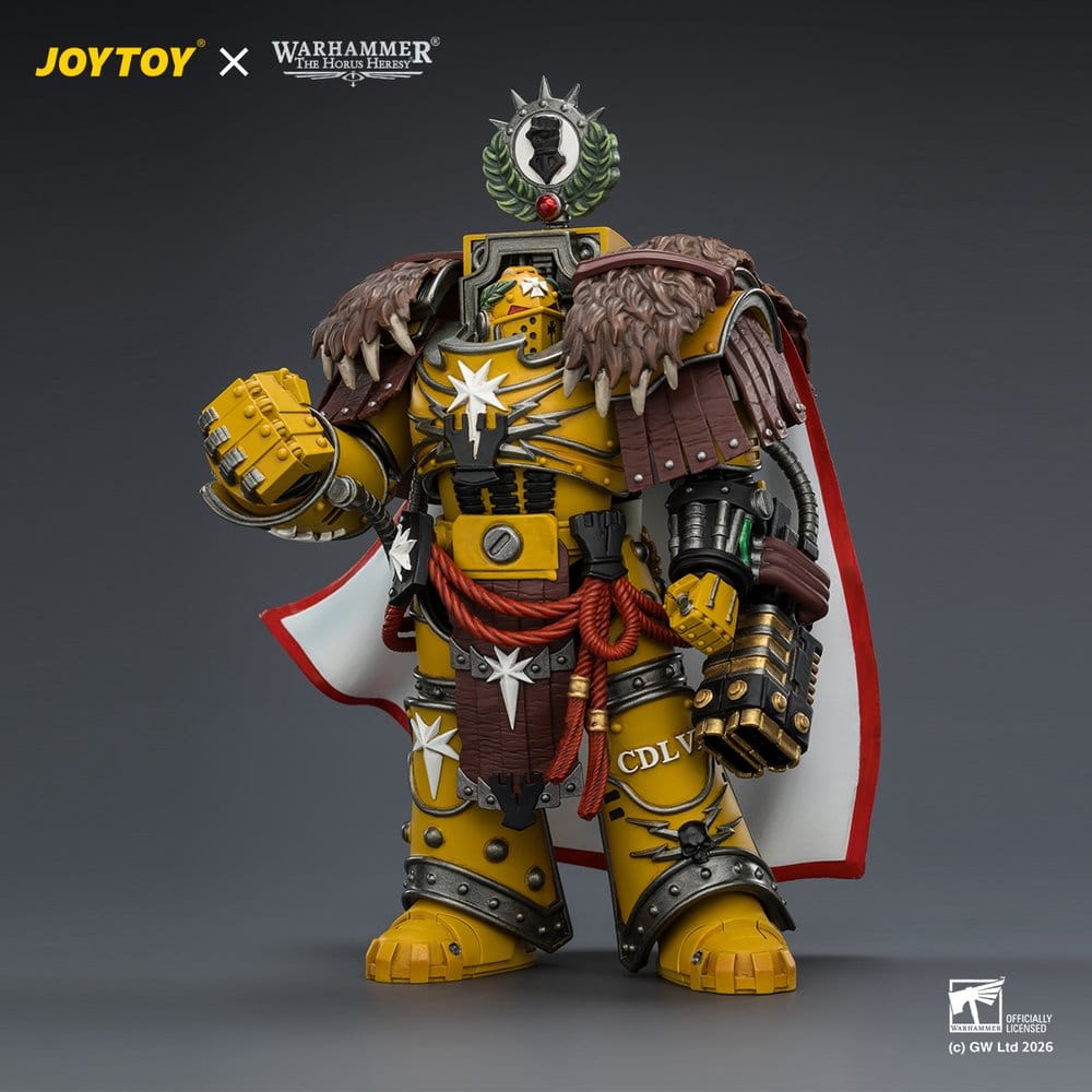 Warhammer Actionfigur Imperial Fists Lord Castellan Evander Garrius, The Tyrant of Cthonia 14 cm Image 4