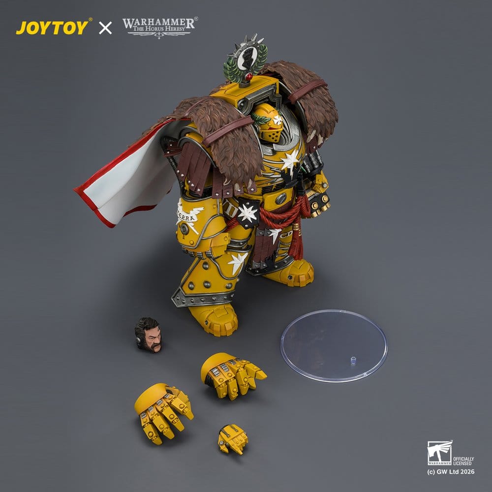 Warhammer Actionfigur Imperial Fists Lord Castellan Evander Garrius, The Tyrant of Cthonia 14 cm Image 6