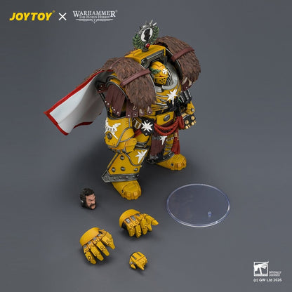 Warhammer Actionfigur Imperial Fists Lord Castellan Evander Garrius, The Tyrant of Cthonia 14 cm Image 6