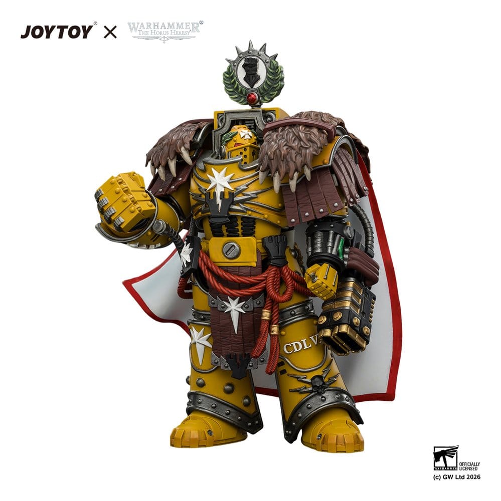 Warhammer Actionfigur Imperial Fists Lord Castellan Evander Garrius, The Tyrant of Cthonia 14 cm Image 8