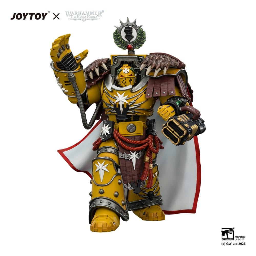 Warhammer Actionfigur Imperial Fists Lord Castellan Evander Garrius, The Tyrant of Cthonia 14 cm Image 9