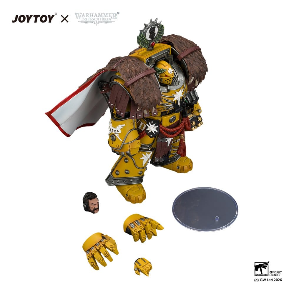 Warhammer Actionfigur Imperial Fists Lord Castellan Evander Garrius, The Tyrant of Cthonia 14 cm Image 10