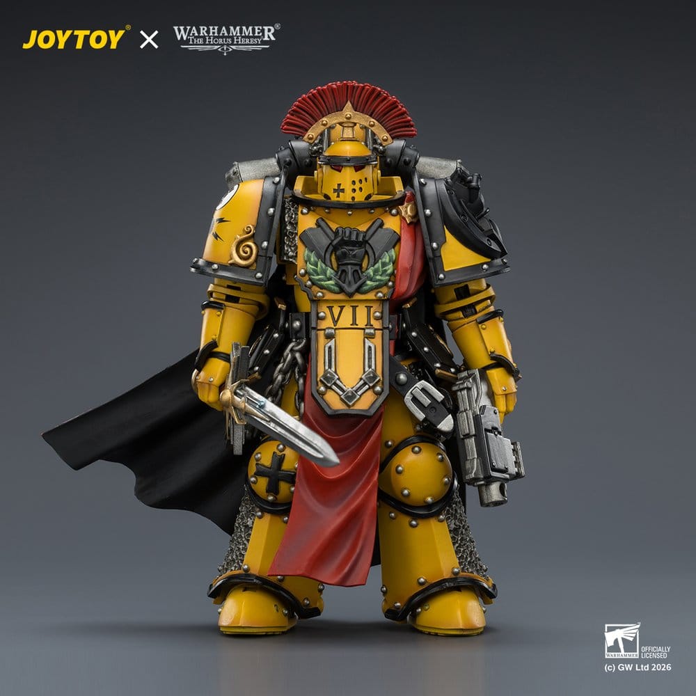 Warhammer Actionfigur Imperial Fists Legion Praetor in Mk III Armour 13 cm Image 2