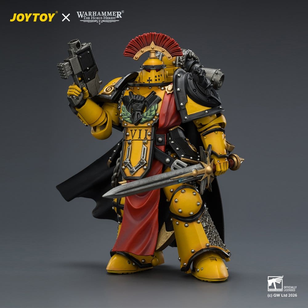 Warhammer Actionfigur Imperial Fists Legion Praetor in Mk III Armour 13 cm Image 4