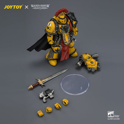 Warhammer Actionfigur Imperial Fists Legion Praetor in Mk III Armour 13 cm Image 6