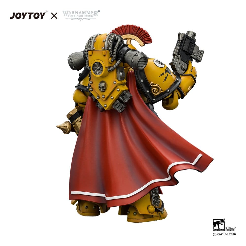 Warhammer Actionfigur Imperial Fists Legion Praetor in Mk III Armour 13 cm Image 7