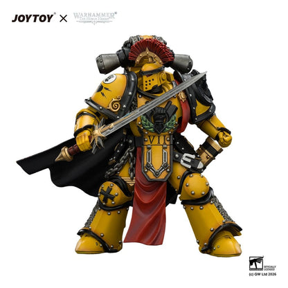 Warhammer Actionfigur Imperial Fists Legion Praetor in Mk III Armour 13 cm Image 9