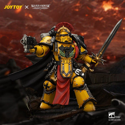 Warhammer Actionfigur Imperial Fists Legion Praetor in Mk III Armour 13 cm Image 12