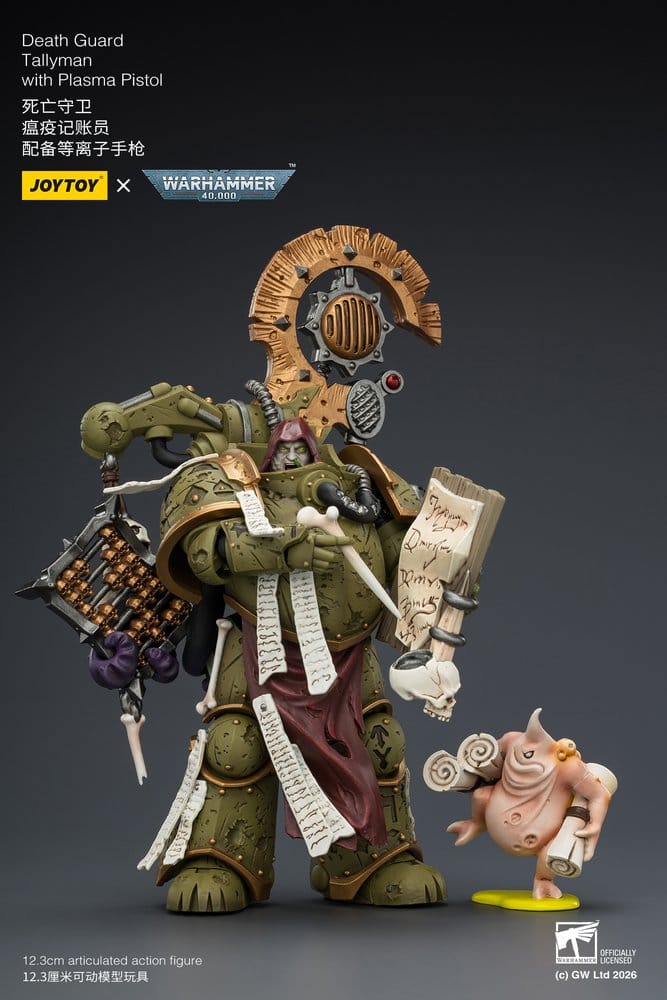 Warhammer 40,000 Actionfigur Death Guard Tallyman 12 cm Image 3