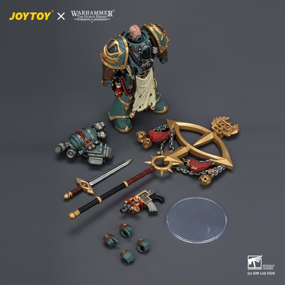 Warhammer Actionfigur Sons of Horus Maloghurst the Twisted, the Warmaster's Equerry 13 cm Image 6