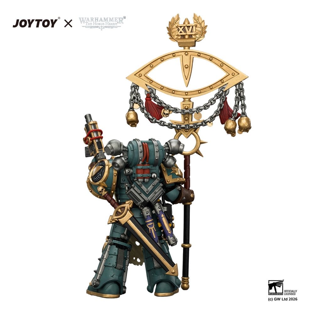 Warhammer Actionfigur Sons of Horus Maloghurst the Twisted, the Warmaster's Equerry 13 cm Image 7