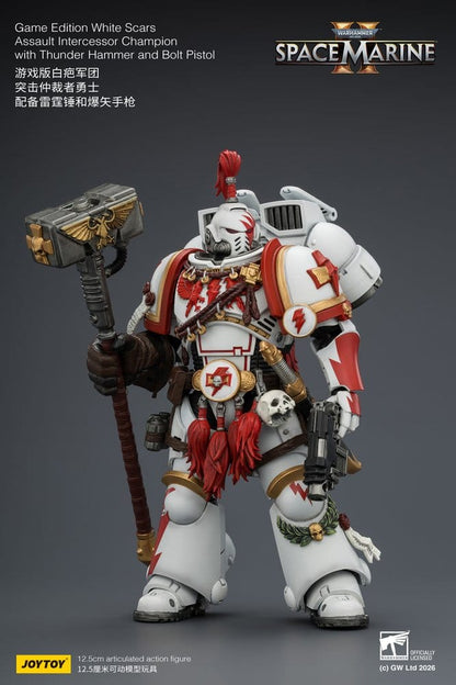 Warhammer Actionfigur Game Edition White Scars Assault Intercessor Champion 13 cm Image 3