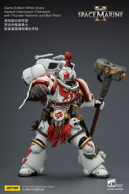 Warhammer Actionfigur Game Edition White Scars Assault Intercessor Champion 13 cm Image 6