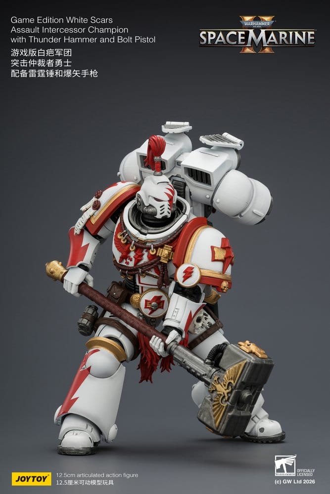 Warhammer Actionfigur Game Edition White Scars Assault Intercessor Champion 13 cm Image 7