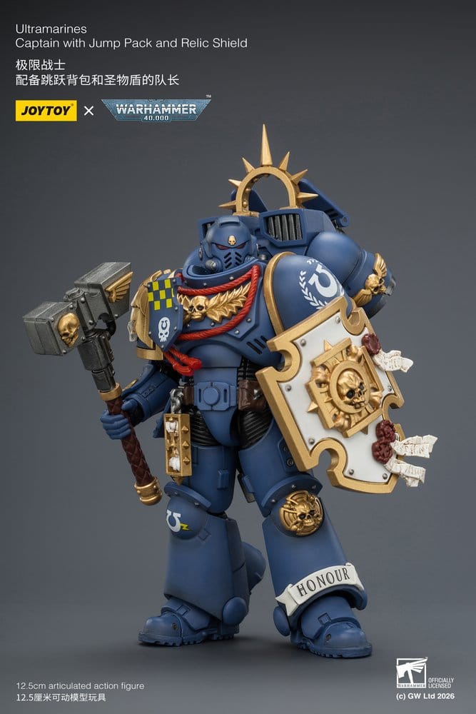 Warhammer Actionfigur Ultramarines Captain 13 cm Image 3
