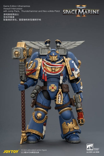 Warhammer Actionfigur Game Edition Ultramarines Assault Intercessor 12 cm Image 2