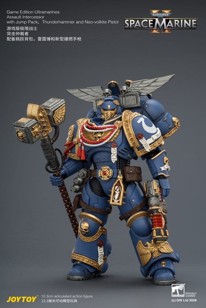 Warhammer Actionfigur Game Edition Ultramarines Assault Intercessor 12 cm Image 3
