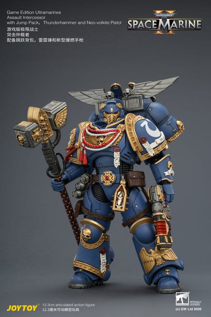 Warhammer Actionfigur Game Edition Ultramarines Assault Intercessor 12 cm Image 3