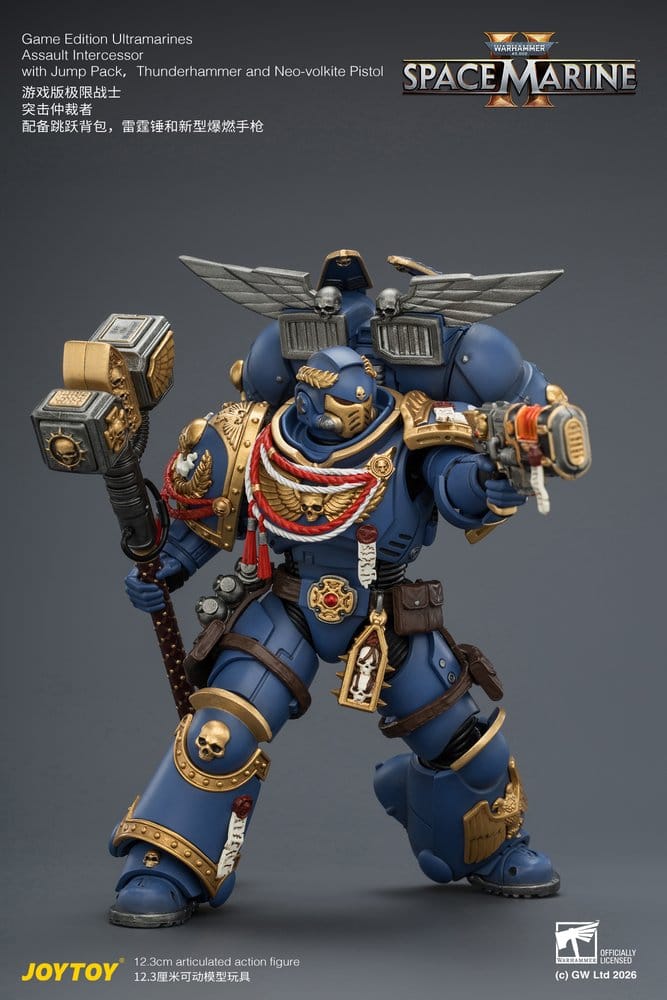 Warhammer Actionfigur Game Edition Ultramarines Assault Intercessor 12 cm Image 5