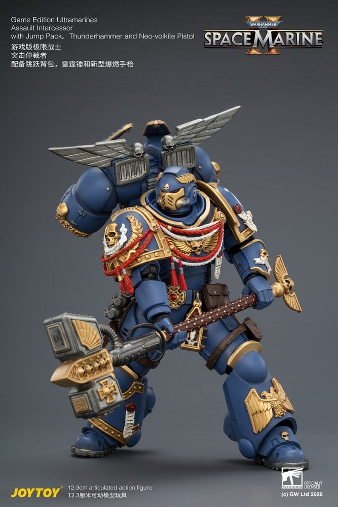 Warhammer Actionfigur Game Edition Ultramarines Assault Intercessor 12 cm Image 7