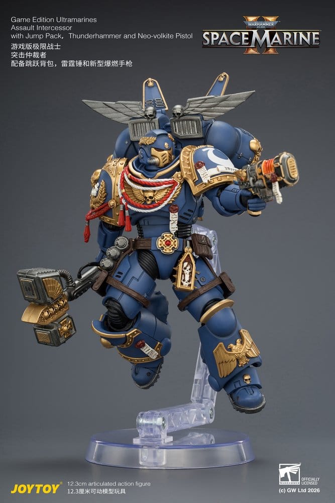 Warhammer Actionfigur Game Edition Ultramarines Assault Intercessor 12 cm Image 8